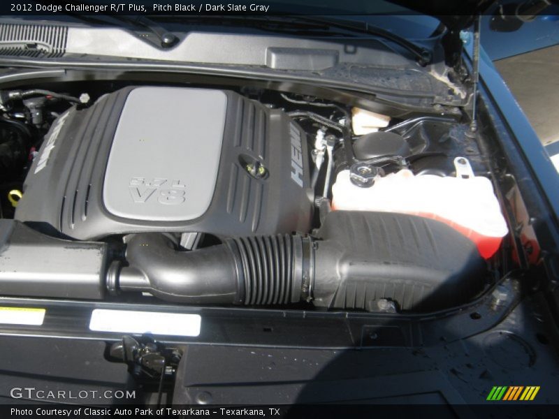 Pitch Black / Dark Slate Gray 2012 Dodge Challenger R/T Plus