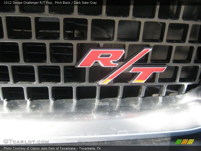 Pitch Black / Dark Slate Gray 2012 Dodge Challenger R/T Plus