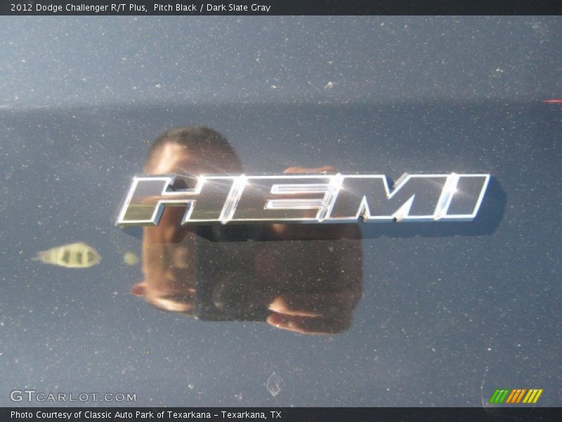 Pitch Black / Dark Slate Gray 2012 Dodge Challenger R/T Plus