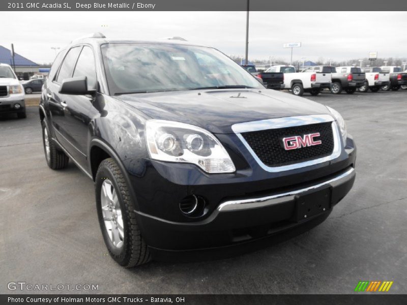 Deep Blue Metallic / Ebony 2011 GMC Acadia SL