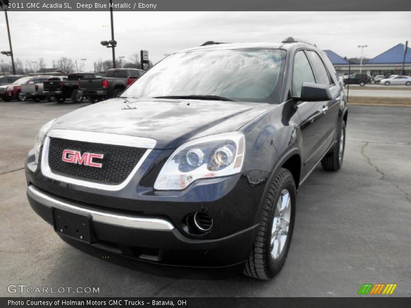 Deep Blue Metallic / Ebony 2011 GMC Acadia SL