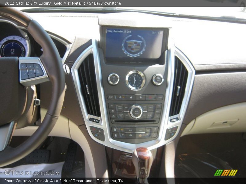 Gold Mist Metallic / Shale/Brownstone 2012 Cadillac SRX Luxury
