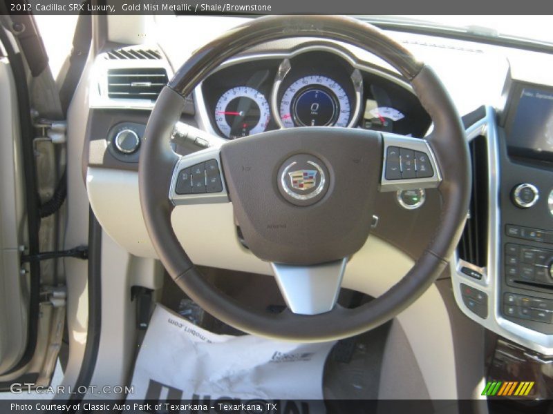 Gold Mist Metallic / Shale/Brownstone 2012 Cadillac SRX Luxury