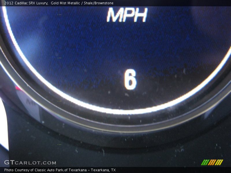 Gold Mist Metallic / Shale/Brownstone 2012 Cadillac SRX Luxury