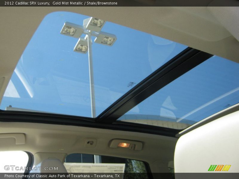 Gold Mist Metallic / Shale/Brownstone 2012 Cadillac SRX Luxury