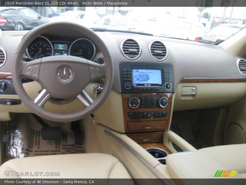 Arctic White / Macadamia 2008 Mercedes-Benz GL 320 CDI 4Matic