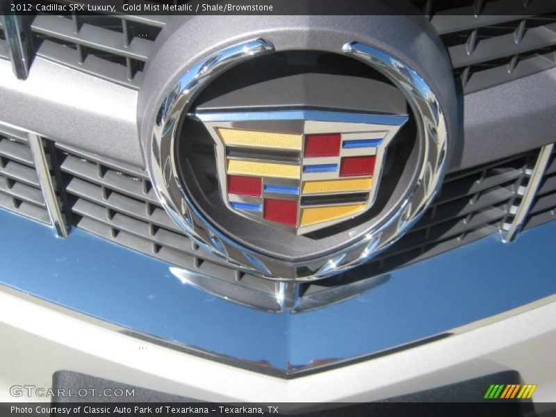 Gold Mist Metallic / Shale/Brownstone 2012 Cadillac SRX Luxury