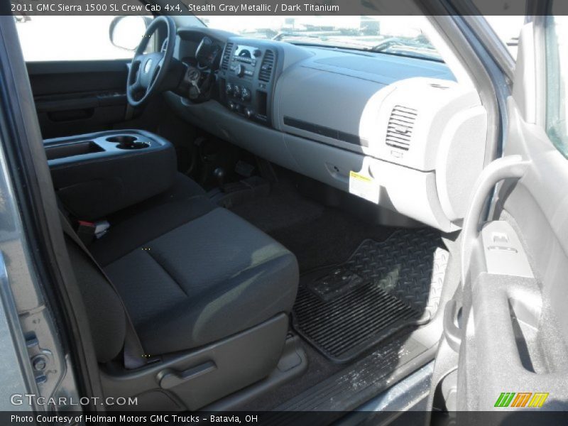 Stealth Gray Metallic / Dark Titanium 2011 GMC Sierra 1500 SL Crew Cab 4x4