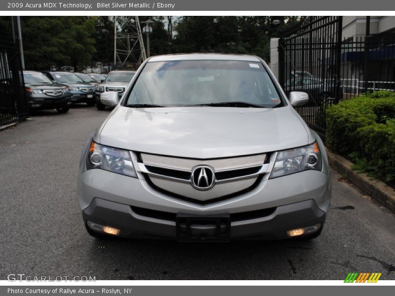 Billet Silver Metallic / Ebony 2009 Acura MDX Technology