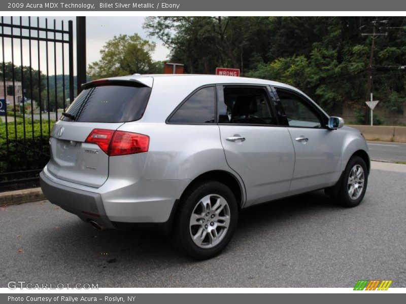 Billet Silver Metallic / Ebony 2009 Acura MDX Technology
