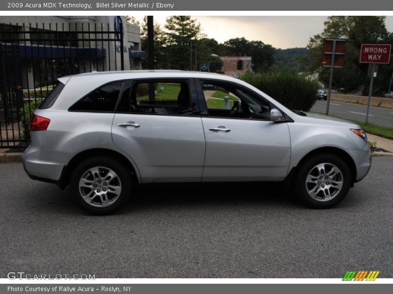 Billet Silver Metallic / Ebony 2009 Acura MDX Technology