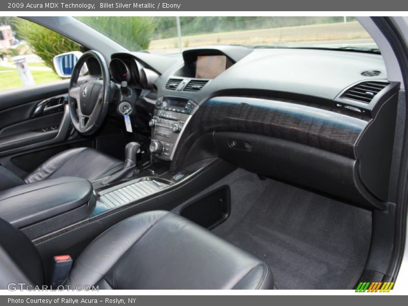 Billet Silver Metallic / Ebony 2009 Acura MDX Technology