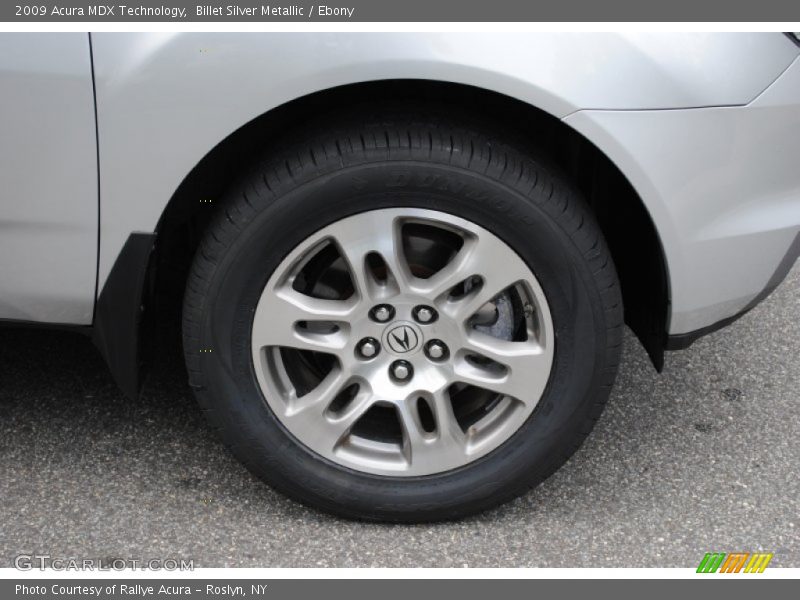 Billet Silver Metallic / Ebony 2009 Acura MDX Technology