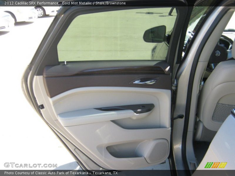 Gold Mist Metallic / Shale/Brownstone 2012 Cadillac SRX Performance