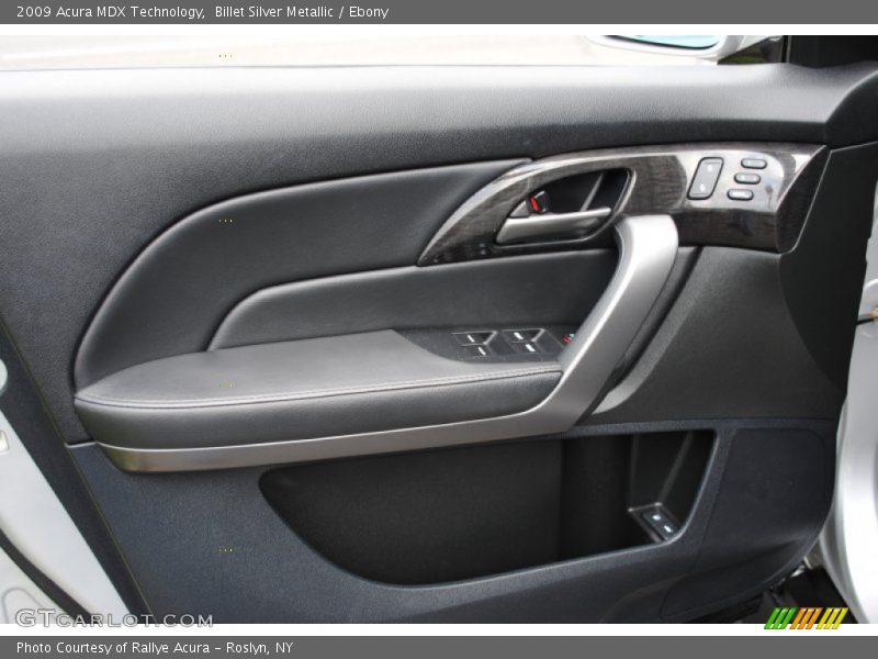 Billet Silver Metallic / Ebony 2009 Acura MDX Technology