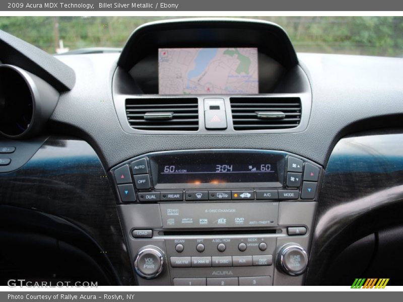 Billet Silver Metallic / Ebony 2009 Acura MDX Technology