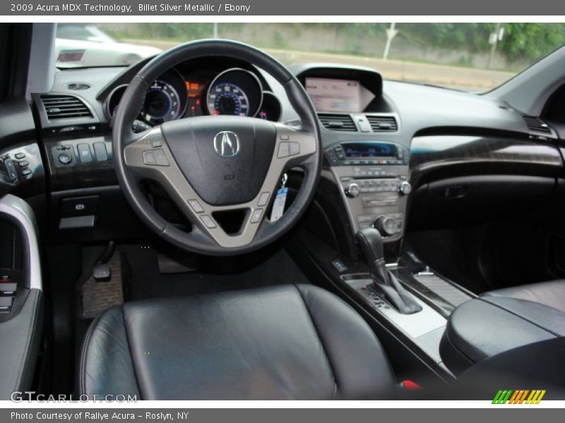 Billet Silver Metallic / Ebony 2009 Acura MDX Technology