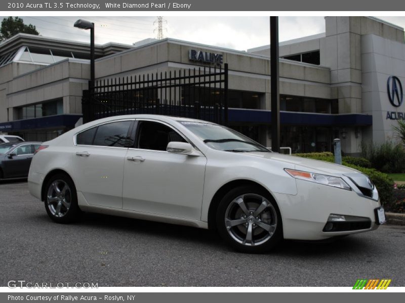 White Diamond Pearl / Ebony 2010 Acura TL 3.5 Technology