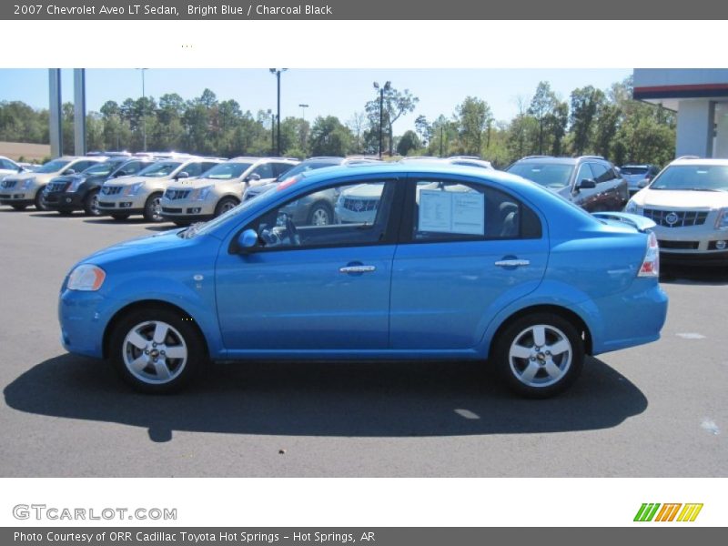 Bright Blue / Charcoal Black 2007 Chevrolet Aveo LT Sedan