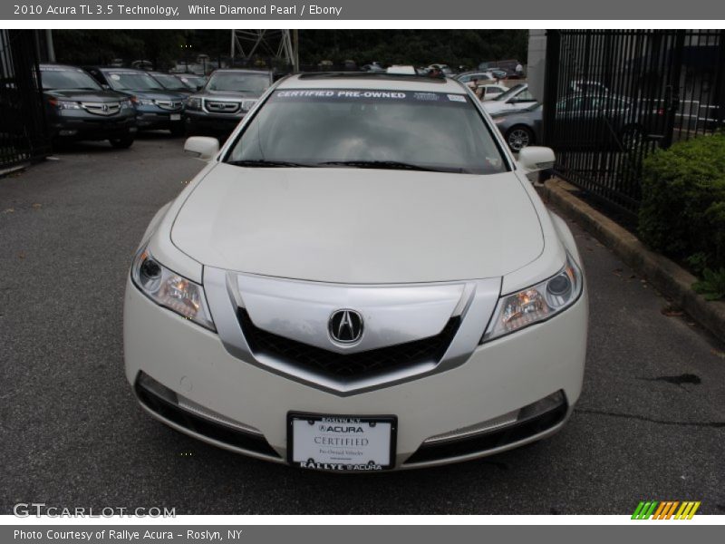 White Diamond Pearl / Ebony 2010 Acura TL 3.5 Technology