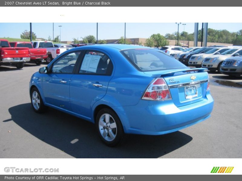 Bright Blue / Charcoal Black 2007 Chevrolet Aveo LT Sedan