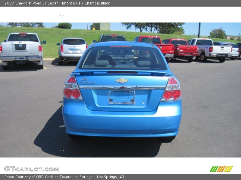 Bright Blue / Charcoal Black 2007 Chevrolet Aveo LT Sedan
