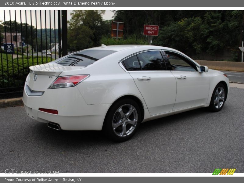 White Diamond Pearl / Ebony 2010 Acura TL 3.5 Technology