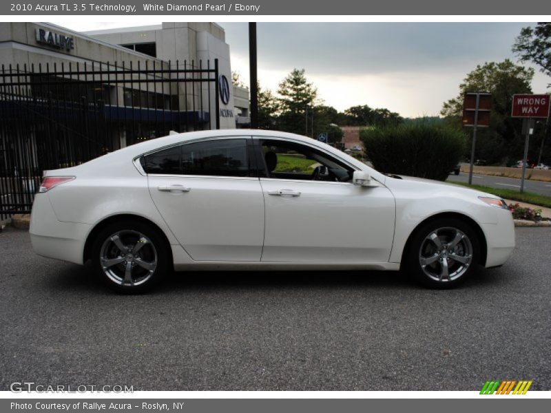 White Diamond Pearl / Ebony 2010 Acura TL 3.5 Technology