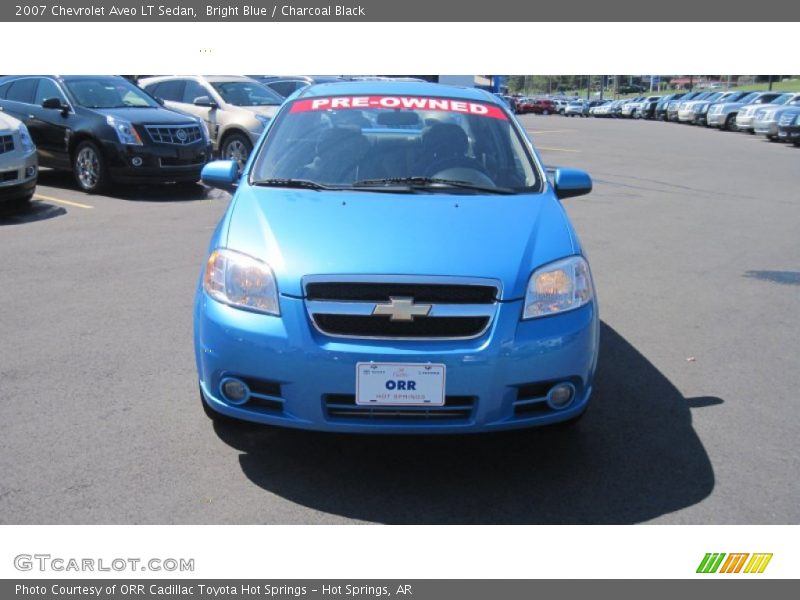 Bright Blue / Charcoal Black 2007 Chevrolet Aveo LT Sedan