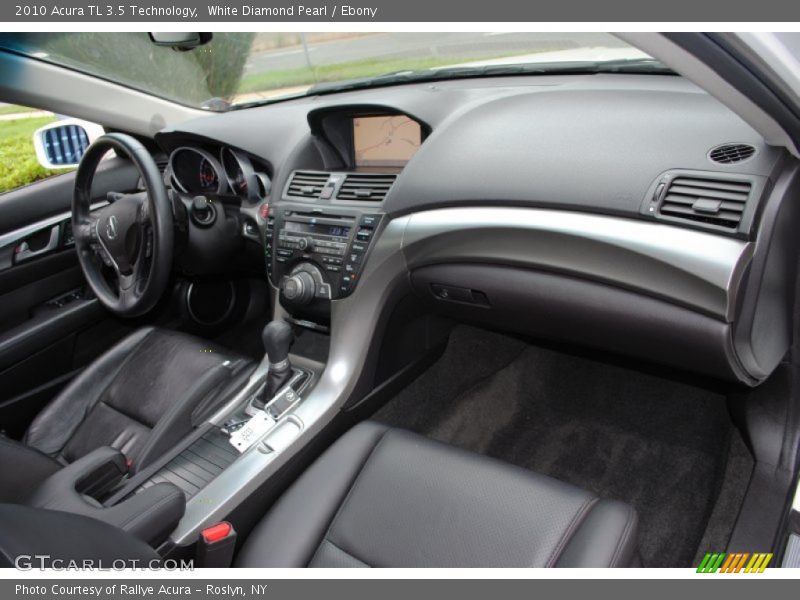 White Diamond Pearl / Ebony 2010 Acura TL 3.5 Technology