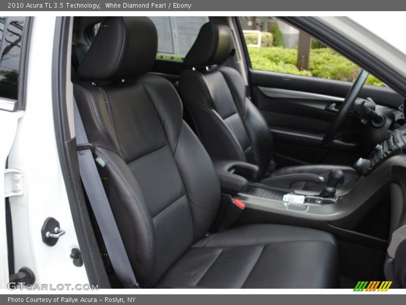 White Diamond Pearl / Ebony 2010 Acura TL 3.5 Technology