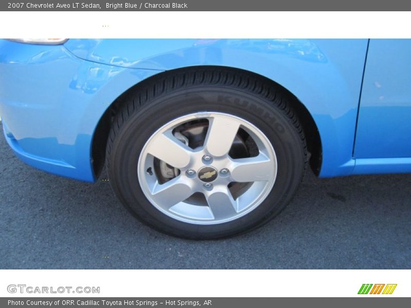Bright Blue / Charcoal Black 2007 Chevrolet Aveo LT Sedan