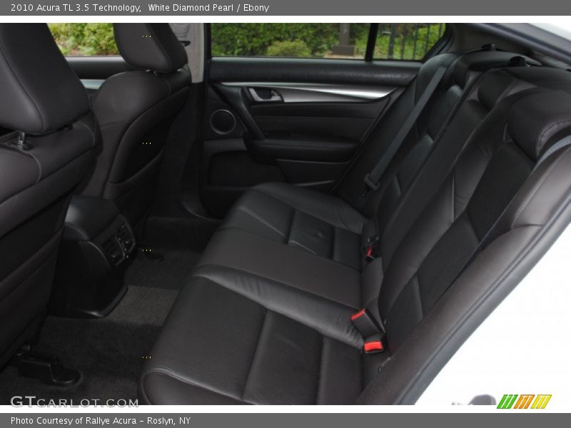 White Diamond Pearl / Ebony 2010 Acura TL 3.5 Technology