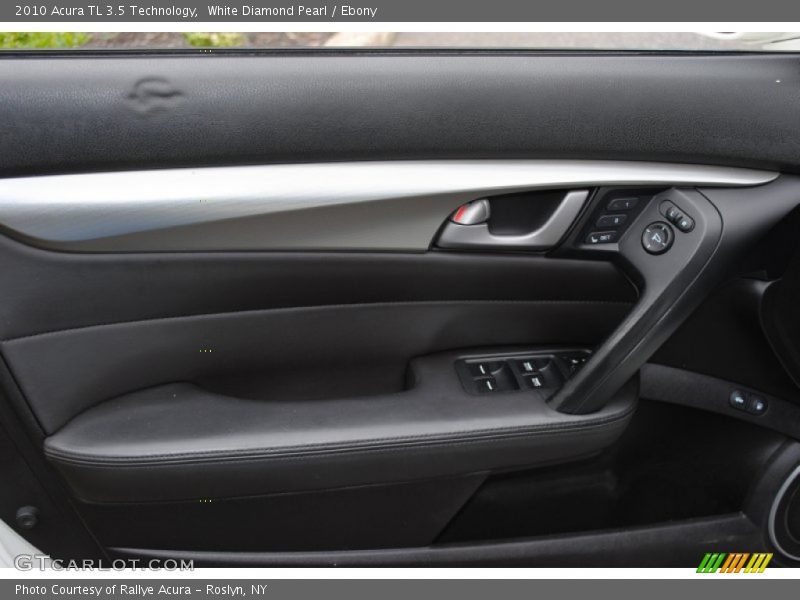 White Diamond Pearl / Ebony 2010 Acura TL 3.5 Technology