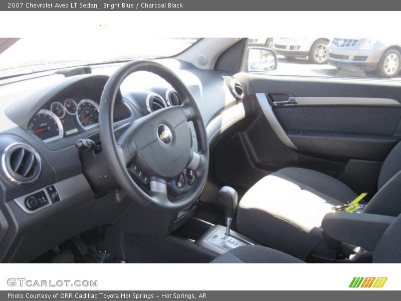 Bright Blue / Charcoal Black 2007 Chevrolet Aveo LT Sedan