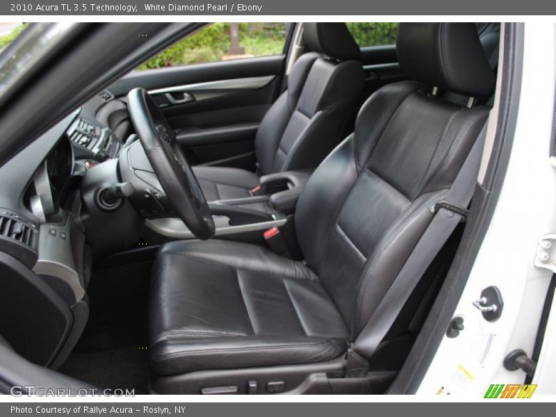 White Diamond Pearl / Ebony 2010 Acura TL 3.5 Technology