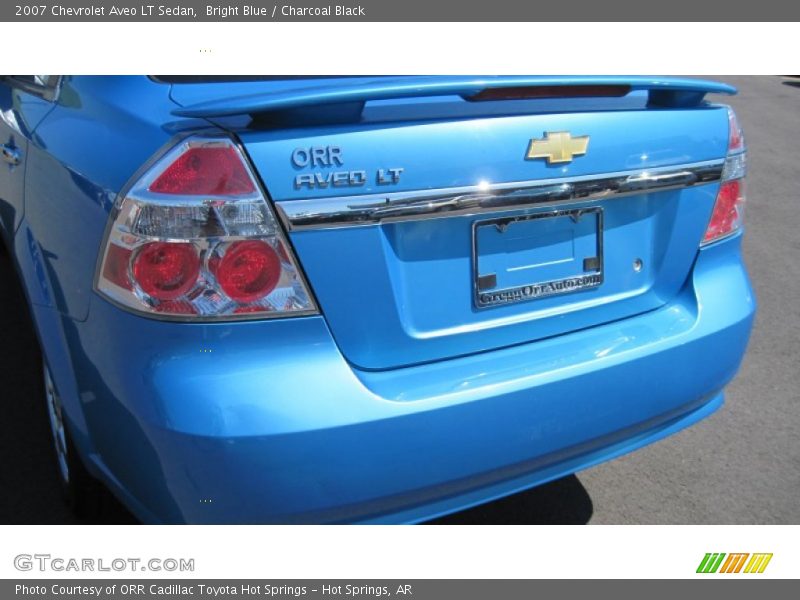 Bright Blue / Charcoal Black 2007 Chevrolet Aveo LT Sedan