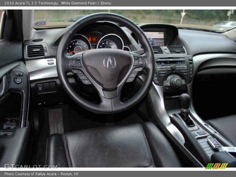 White Diamond Pearl / Ebony 2010 Acura TL 3.5 Technology