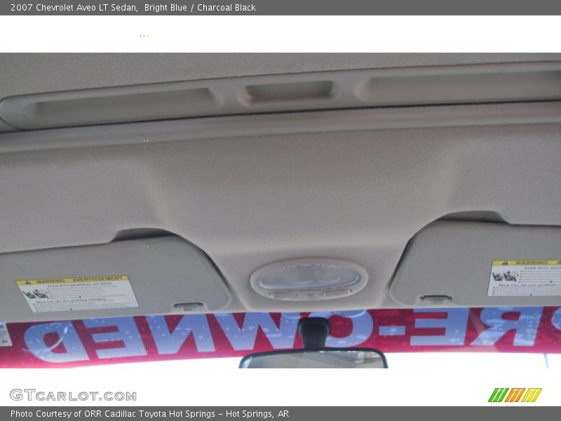 Bright Blue / Charcoal Black 2007 Chevrolet Aveo LT Sedan