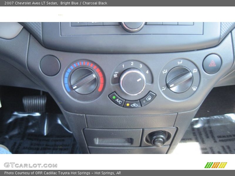 Bright Blue / Charcoal Black 2007 Chevrolet Aveo LT Sedan