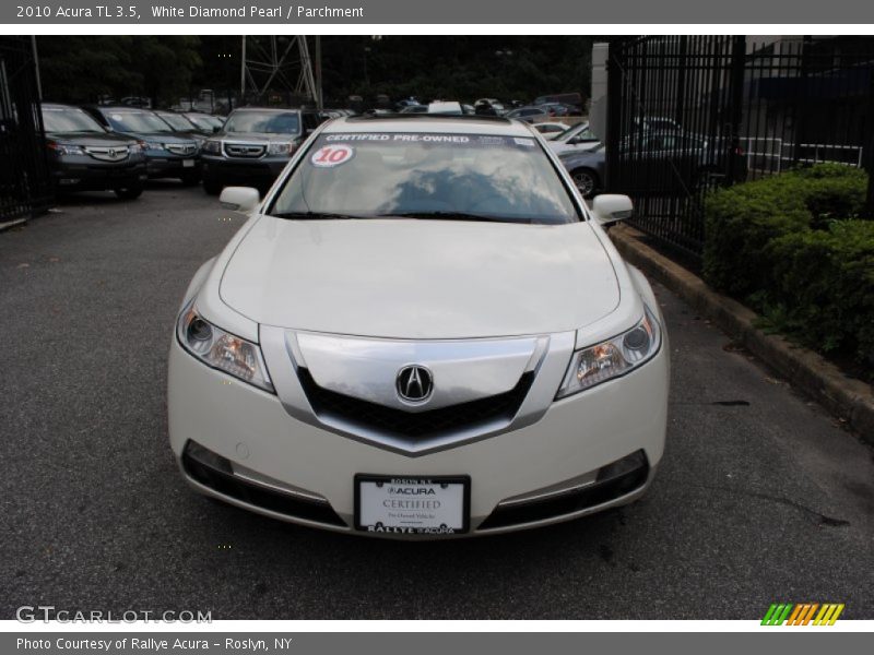 White Diamond Pearl / Parchment 2010 Acura TL 3.5