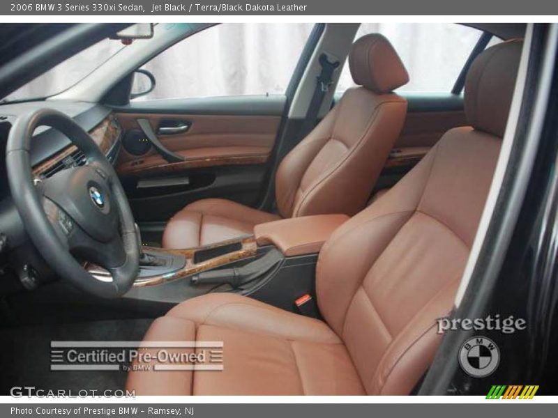 Jet Black / Terra/Black Dakota Leather 2006 BMW 3 Series 330xi Sedan