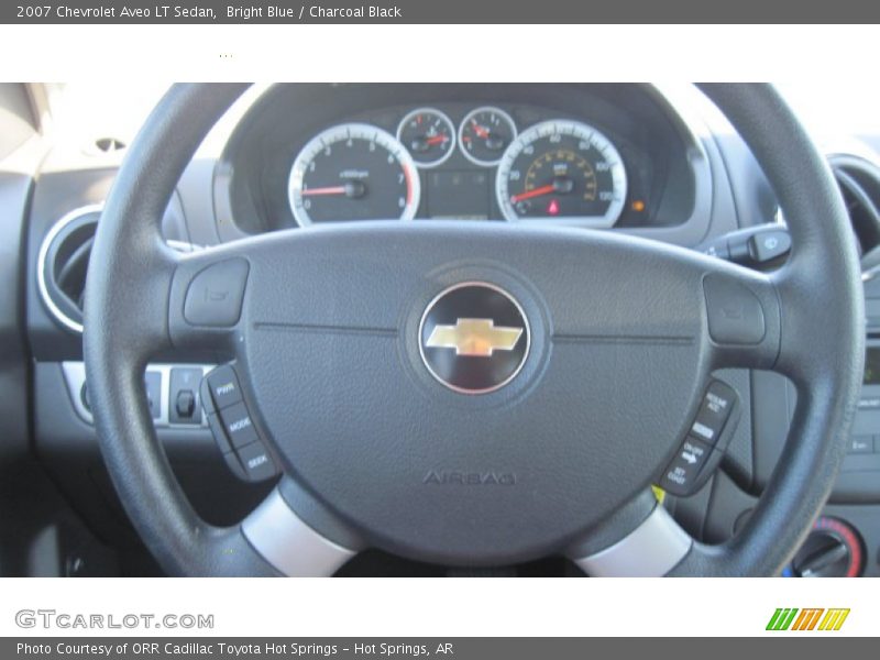 Bright Blue / Charcoal Black 2007 Chevrolet Aveo LT Sedan