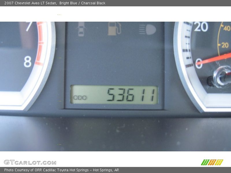 Bright Blue / Charcoal Black 2007 Chevrolet Aveo LT Sedan