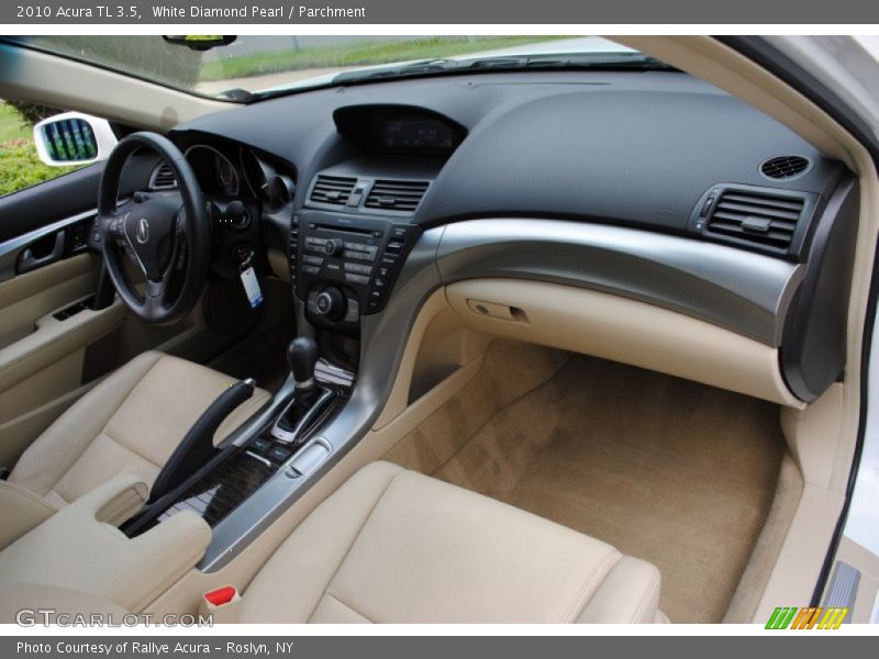 White Diamond Pearl / Parchment 2010 Acura TL 3.5