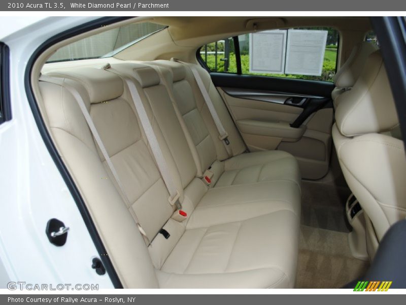 White Diamond Pearl / Parchment 2010 Acura TL 3.5