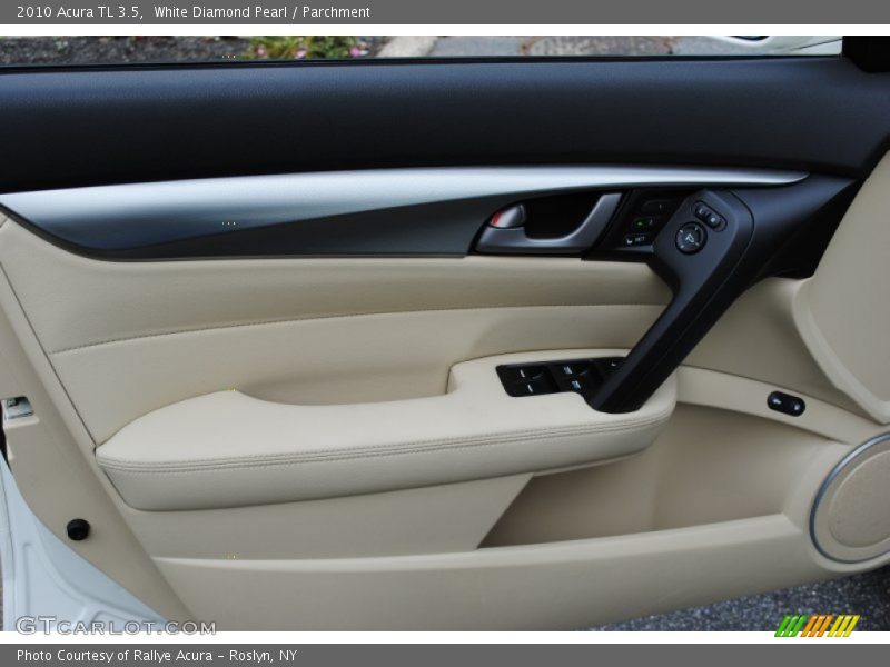 White Diamond Pearl / Parchment 2010 Acura TL 3.5
