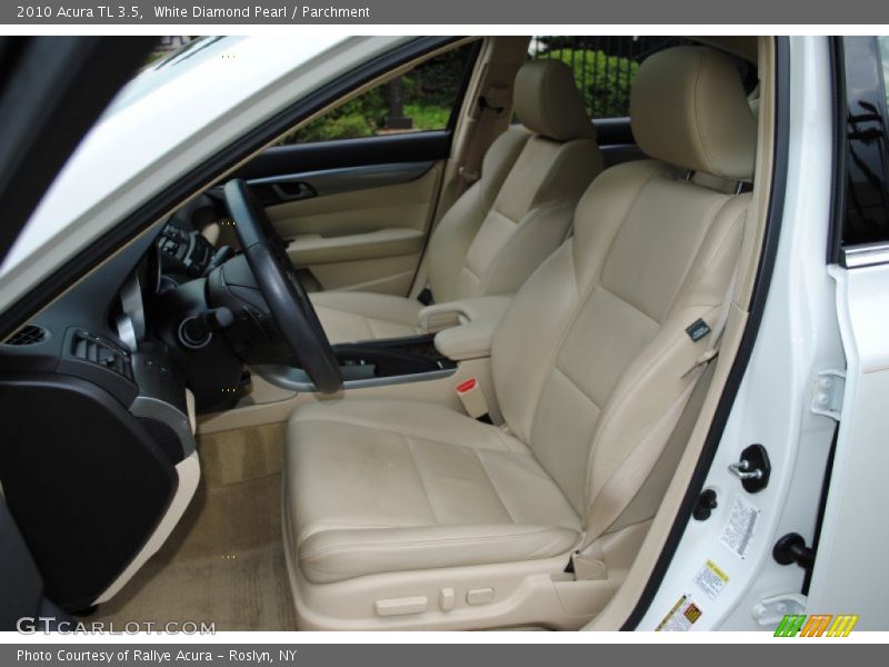 White Diamond Pearl / Parchment 2010 Acura TL 3.5