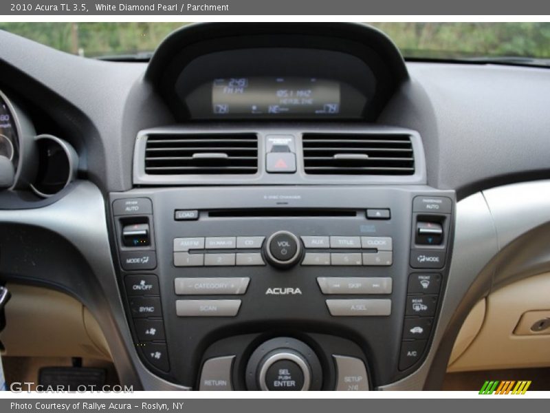 White Diamond Pearl / Parchment 2010 Acura TL 3.5