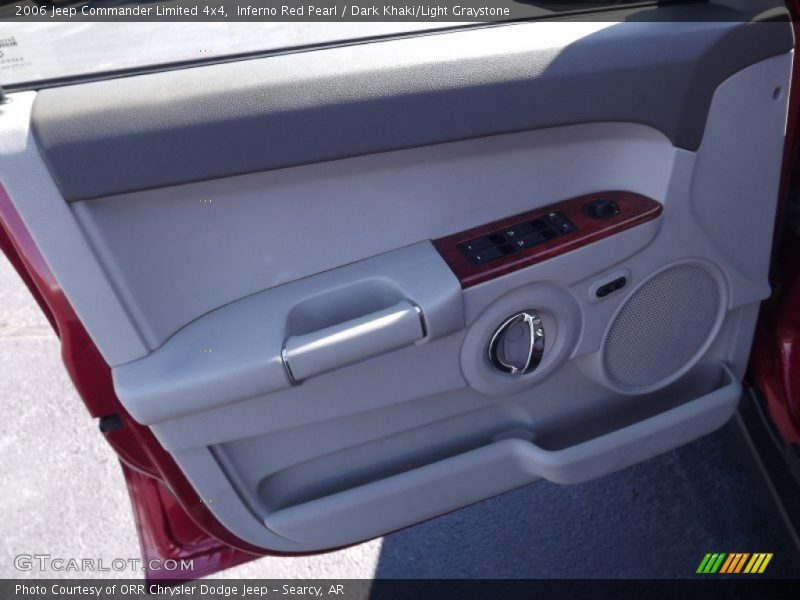 Inferno Red Pearl / Dark Khaki/Light Graystone 2006 Jeep Commander Limited 4x4